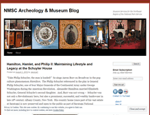 Tablet Screenshot of nmscarcheologylab.wordpress.com