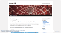 Desktop Screenshot of literacynz.wordpress.com