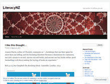 Tablet Screenshot of literacynz.wordpress.com
