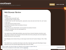 Tablet Screenshot of exotteam.wordpress.com