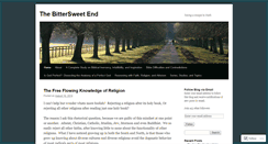 Desktop Screenshot of bittersweetend.wordpress.com