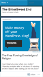 Mobile Screenshot of bittersweetend.wordpress.com