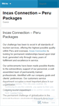 Mobile Screenshot of incasconnection.wordpress.com