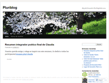 Tablet Screenshot of blogplurilinguistico.wordpress.com