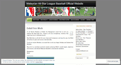 Desktop Screenshot of malbaseball.wordpress.com