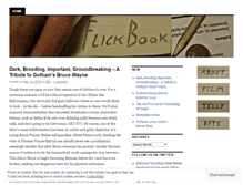 Tablet Screenshot of flickbook.wordpress.com