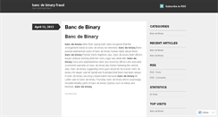 Desktop Screenshot of adserving.bancdebinaryfraud.wordpress.com
