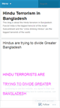 Mobile Screenshot of hinduterrorisminbangladesh.wordpress.com