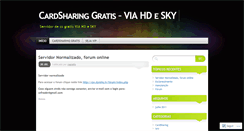 Desktop Screenshot of cardsharinggratis.wordpress.com