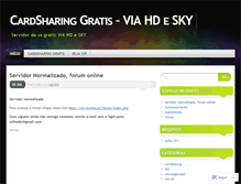 Tablet Screenshot of cardsharinggratis.wordpress.com