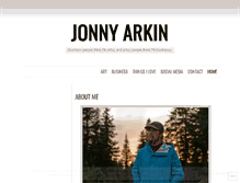 Tablet Screenshot of jonnyarkin.wordpress.com