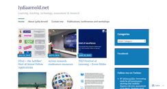 Desktop Screenshot of lydiaarnold.wordpress.com
