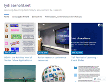 Tablet Screenshot of lydiaarnold.wordpress.com