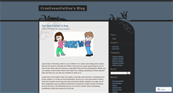 Desktop Screenshot of creativeactivities.wordpress.com