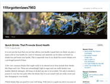 Tablet Screenshot of 11forgottenlaws7953.wordpress.com