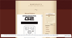 Desktop Screenshot of marcoxavi.wordpress.com