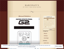 Tablet Screenshot of marcoxavi.wordpress.com