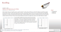 Desktop Screenshot of excelling.wordpress.com