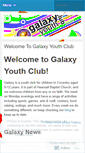 Mobile Screenshot of galaxyyouthclub.wordpress.com