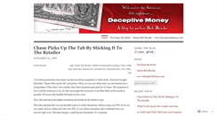 Desktop Screenshot of deceptivemoney.wordpress.com