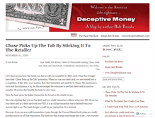 Tablet Screenshot of deceptivemoney.wordpress.com