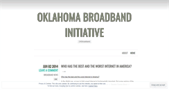 Desktop Screenshot of okbroadband.wordpress.com