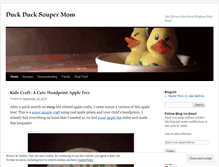 Tablet Screenshot of duckducksoupermom.wordpress.com