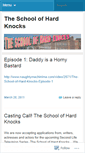 Mobile Screenshot of hardknockstv.wordpress.com