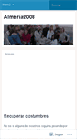 Mobile Screenshot of almeria2008.wordpress.com
