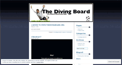 Desktop Screenshot of divingboard.wordpress.com