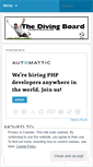 Mobile Screenshot of divingboard.wordpress.com