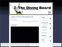 Tablet Screenshot of divingboard.wordpress.com