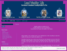 Tablet Screenshot of leadwealthylife.wordpress.com