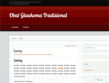 Tablet Screenshot of obatglaukomatradisionall.wordpress.com