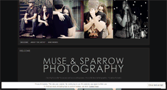 Desktop Screenshot of museandsparrow.wordpress.com