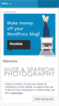 Mobile Screenshot of museandsparrow.wordpress.com