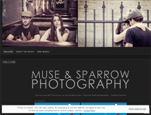 Tablet Screenshot of museandsparrow.wordpress.com