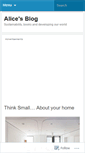 Mobile Screenshot of aliceslitblog.wordpress.com