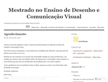 Tablet Screenshot of mestradoedcv.wordpress.com