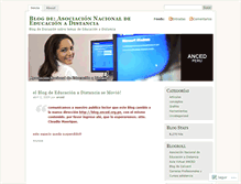 Tablet Screenshot of anced.wordpress.com