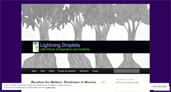 Desktop Screenshot of lightningdroplets.wordpress.com