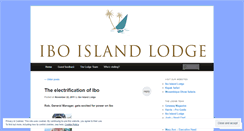 Desktop Screenshot of iboislandlodgeandvisitors.wordpress.com