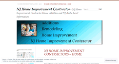 Desktop Screenshot of njhomeimprovementcontractor.wordpress.com