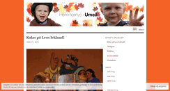 Desktop Screenshot of hemmamysiumea.wordpress.com