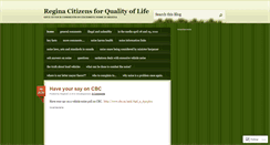 Desktop Screenshot of citizensagainstnoiseregina.wordpress.com