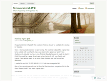 Tablet Screenshot of morgantonlive.wordpress.com