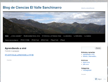 Tablet Screenshot of cienciaselvallesanchinarrojahs.wordpress.com