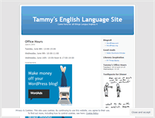Tablet Screenshot of english4usc.wordpress.com