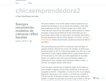 Tablet Screenshot of chicaemprendedora2.wordpress.com