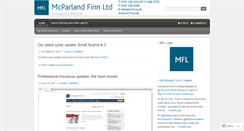 Desktop Screenshot of mcparlandfinn.wordpress.com